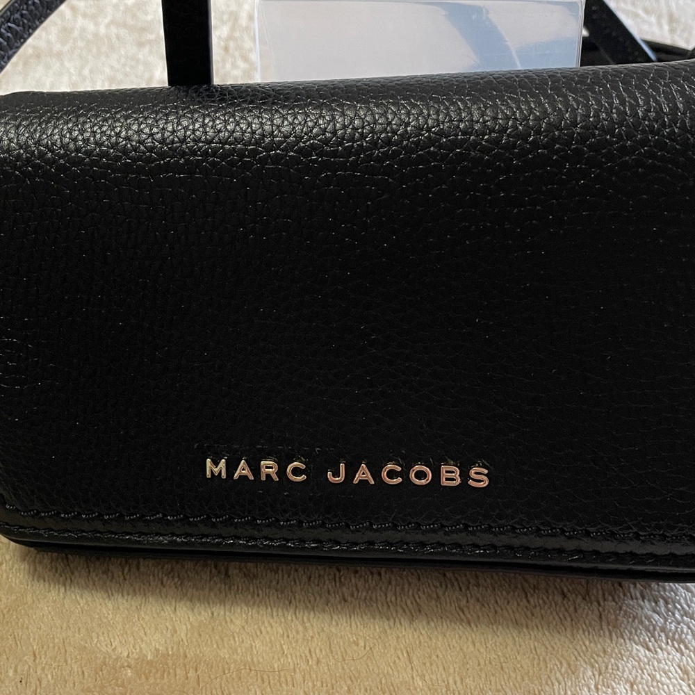 Marc Jacobs Black Pebbled Leather Mini Crossbody - Picture 2 of 6
